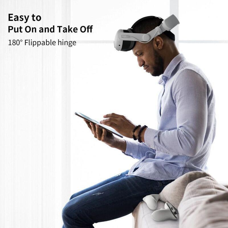 Blupebble Elite Adjustable Headstrap With 6000mAh Powerbank Built-In For Meta Quest 3, , large image number 1