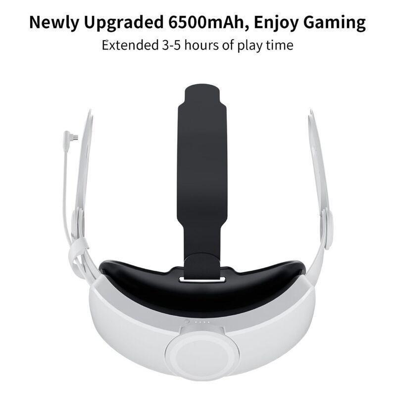 Blupebble Elite Adjustable Headstrap With 6000mAh Powerbank Built-In For Meta Quest 3, , large image number 4
