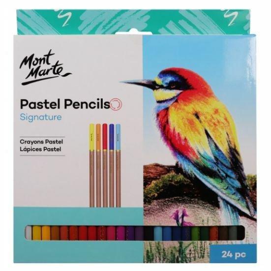 Mont Marte Pastel Color Pencils (24 Pencils), , medium