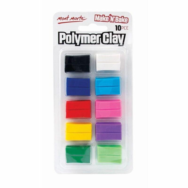 Mont Marte Make N Bake Polymer Clay 10Pc Clay, , medium