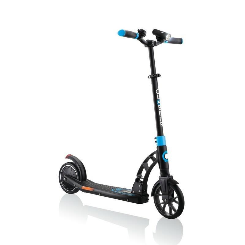 Globber One K E-Motion 15 Black & Sky Blue, , large image number 0