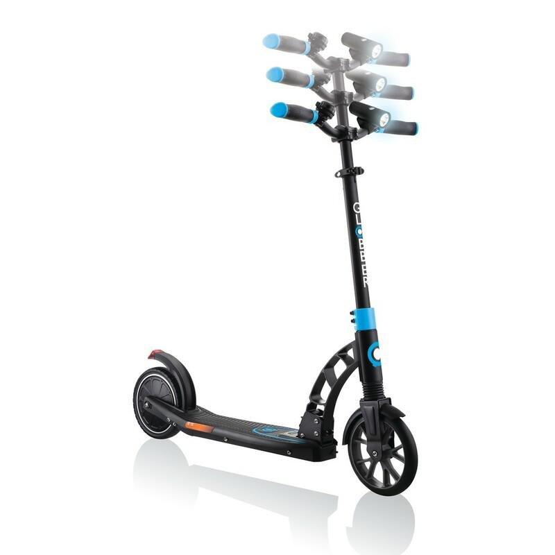 Globber One K E-Motion 15 Black & Sky Blue, , large image number 1