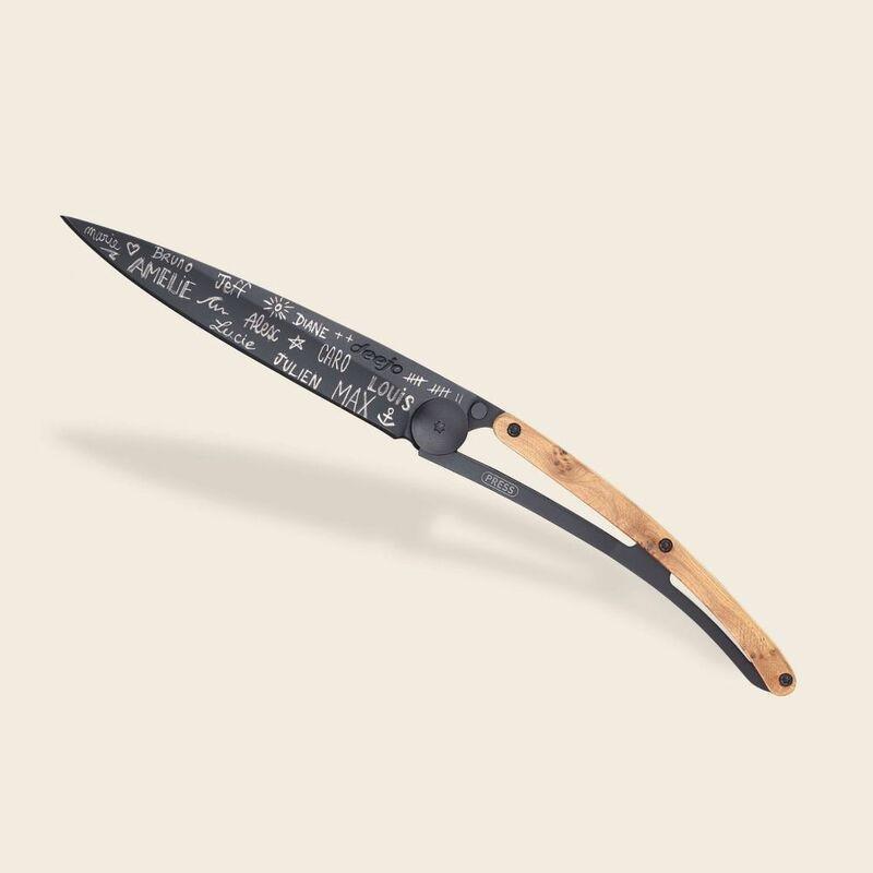 Deejo 37G Pocket Knife Engraving Kit 'Tattoo Your Deejo' - (Black), , large image number 2