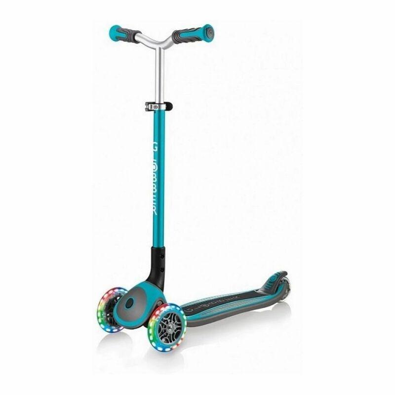 Globber Master Lights Scooter Teal, , large image number 0