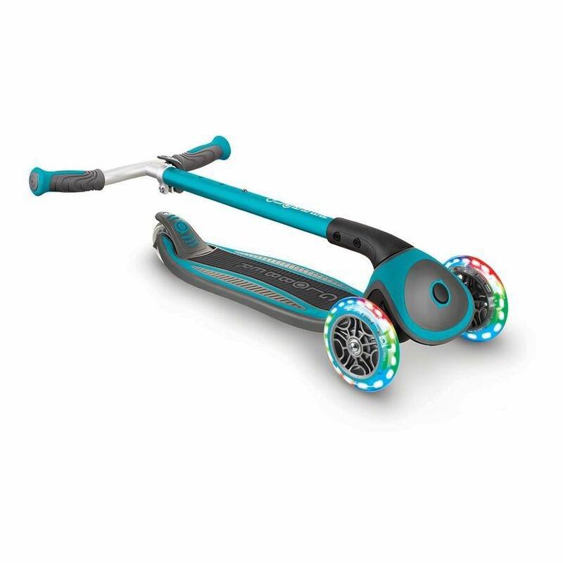 Globber Master Lights Scooter Teal, , large image number 1