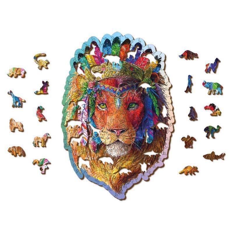 WOODEN CITY - Wooden City Mystic Lion L Wooden Jigsaw Puzzle (250 Pieces)