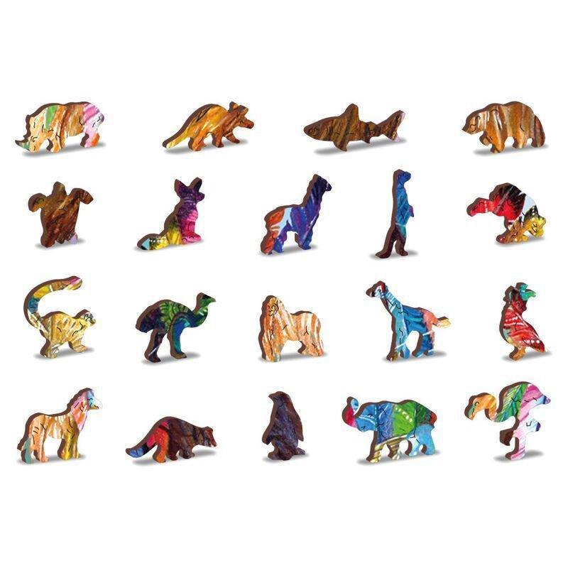 Wooden City Mystic Lion L Wooden Jigsaw Puzzle (250 Pieces), , large image number 4
