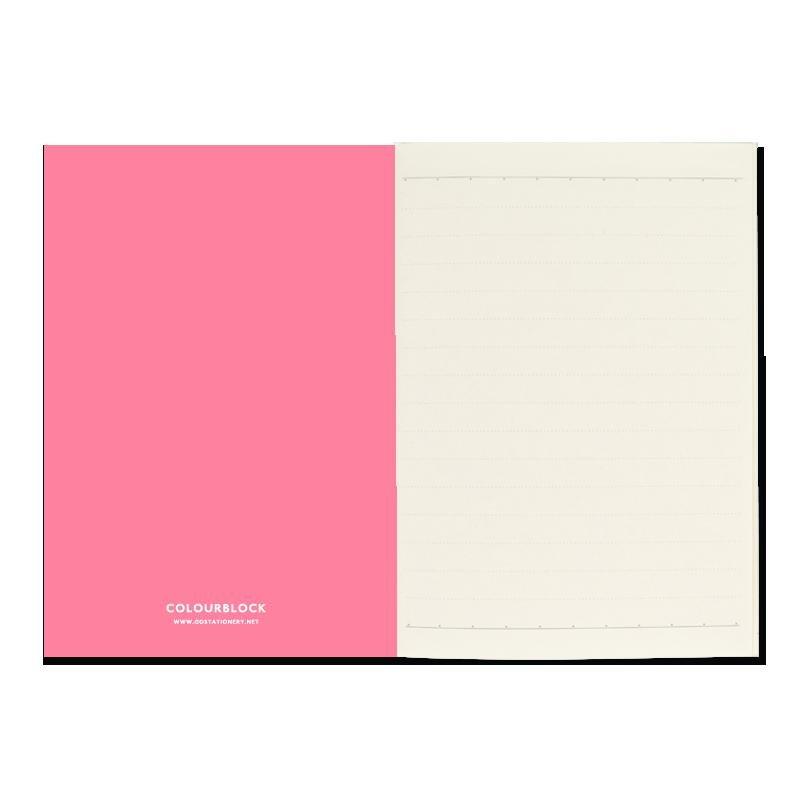 Go Stationery Colourblock Candy/Cerise Pink Duo A6 Set Of 2 Notebooks, , large image number 11
