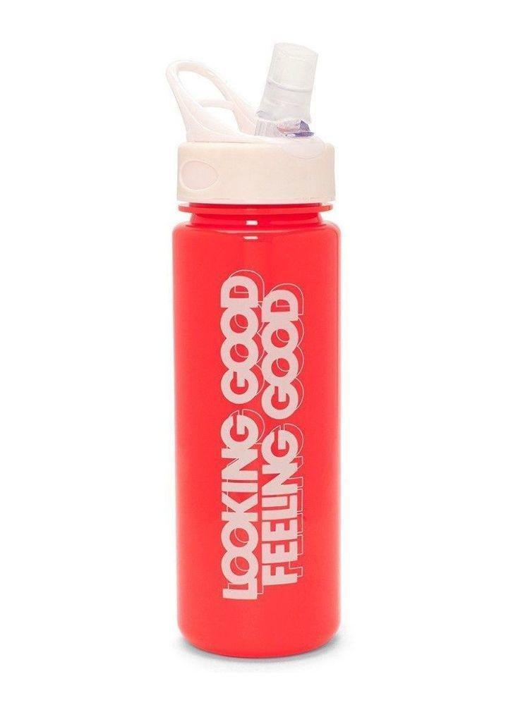 Bando Work It Out Water Bottle Looking Good Feeling Good Red 710ml, , large image number 0