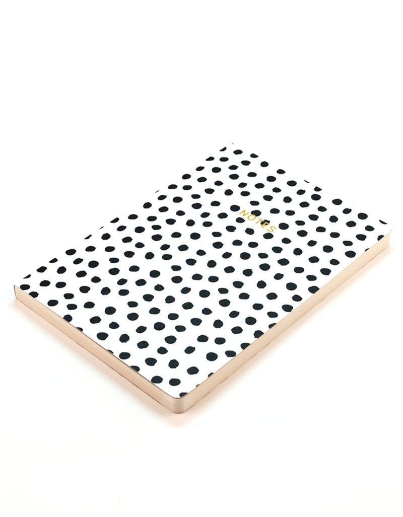 Go Stationery Monochrome Painterly Dots A5 Notebook, , large image number 4