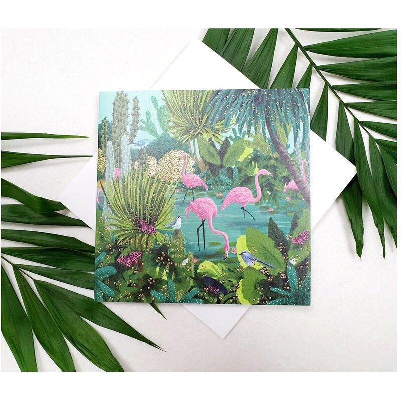 Pigment Flamingo Fabulous You Greeting Card, , large image number 0