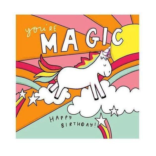 Pigment Unicorn You're Magic Greeting Card, , large image number 0