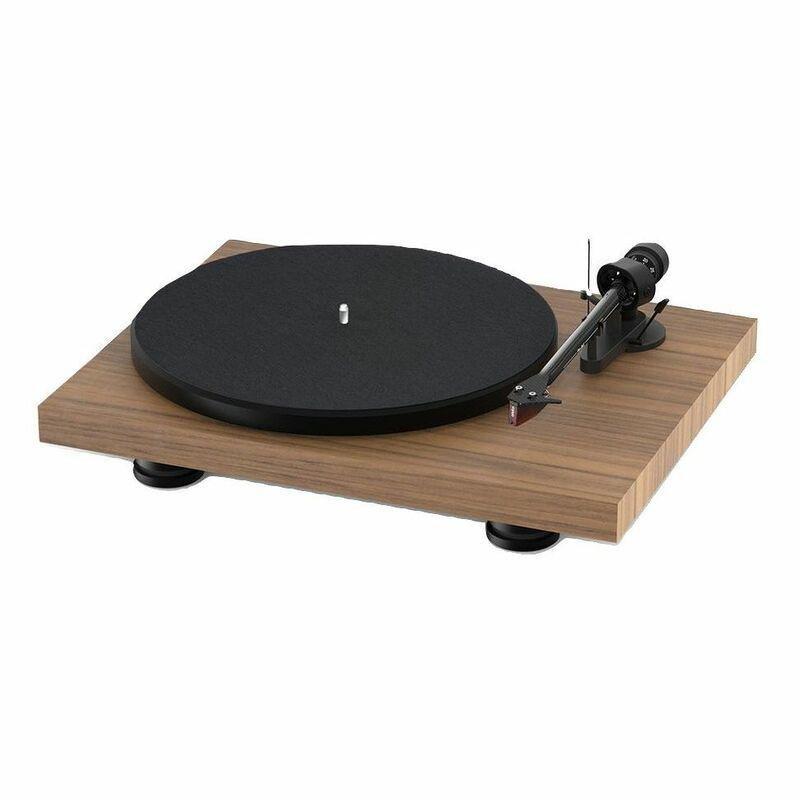 Pro-ject Debut Carbon Evo Belt-Drive Turntable with Ortofon 2M Red - Walnut, , large image number 0