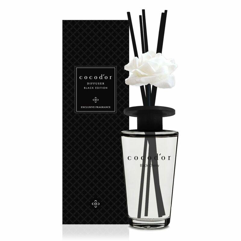 Cocod'Or Black/Black Cherry 500ml Diffuser + Reed Stick6Pcs, , large image number 0