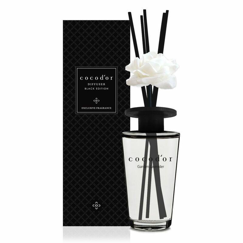 Cocod'Or Black/Garden Lavender 500ml Diffuser + Reed Stick 6Pcs, , large image number 0