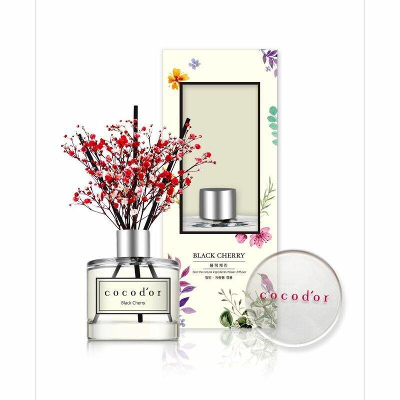 Cocod'Or Flower Black Cherry 50ml Diffuser + Reed Stick3Pcs, , large image number 0