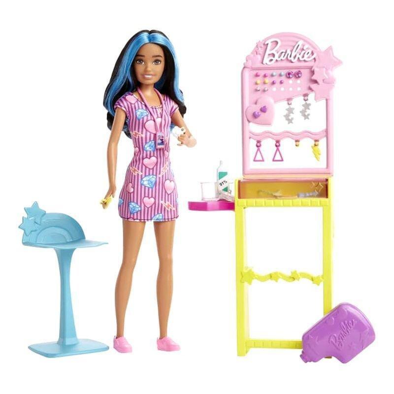 Barbie Skipper Doll And Ear-Piercer Set With Piercing Tool Playset - HKD78, , large image number 1