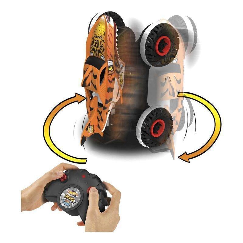 Hot Wheels Monster Trucks Tiger Shark 1.15 Scale R/C Vehicle - HGV87, , large image number 2