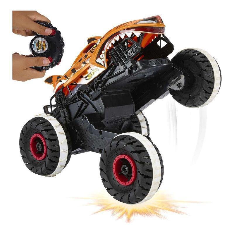 Hot Wheels Monster Trucks Tiger Shark 1.15 Scale R/C Vehicle - HGV87, , large image number 3