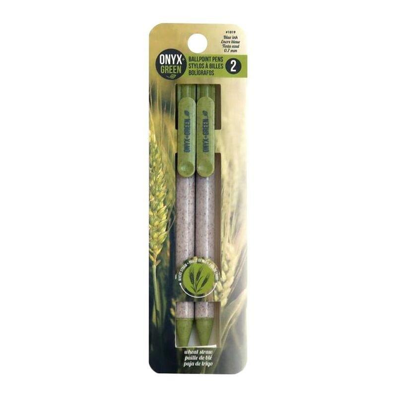 Onyx & Green Ball Eco-Friendly Pen Blue.7mm (2 Pack), , medium