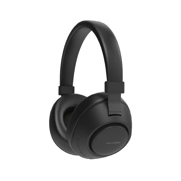 Porodo Soundtec Deep Sound Wireless Over Ear Headphone Black, , large image number 1