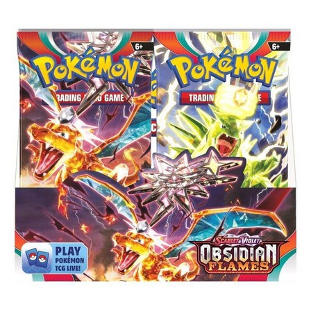POKEMON TCG - Pokemon TCG Scarlet And Violet 3 Obsidian Flames Booster Box (Assorted - Includes 1)