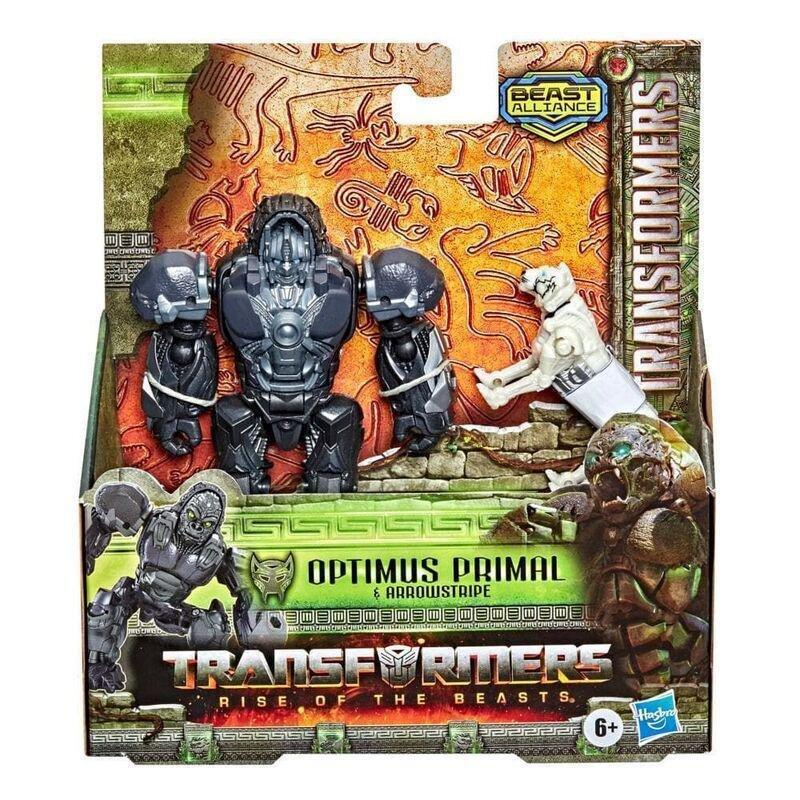 Hasbro Transformers: Rise of the Beasts Beast Alliance Optimus Prime and Arrowstripe 5-inch Action Figures (2-Pack), , large image number 1