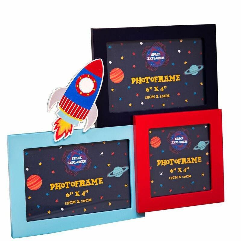 Just For Kids Space Explorer Multi Aperture Photo Frame, , large image number 0