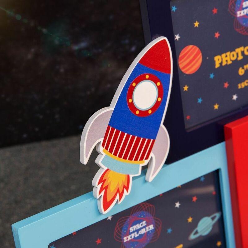 Just For Kids Space Explorer Multi Aperture Photo Frame, , large image number 3