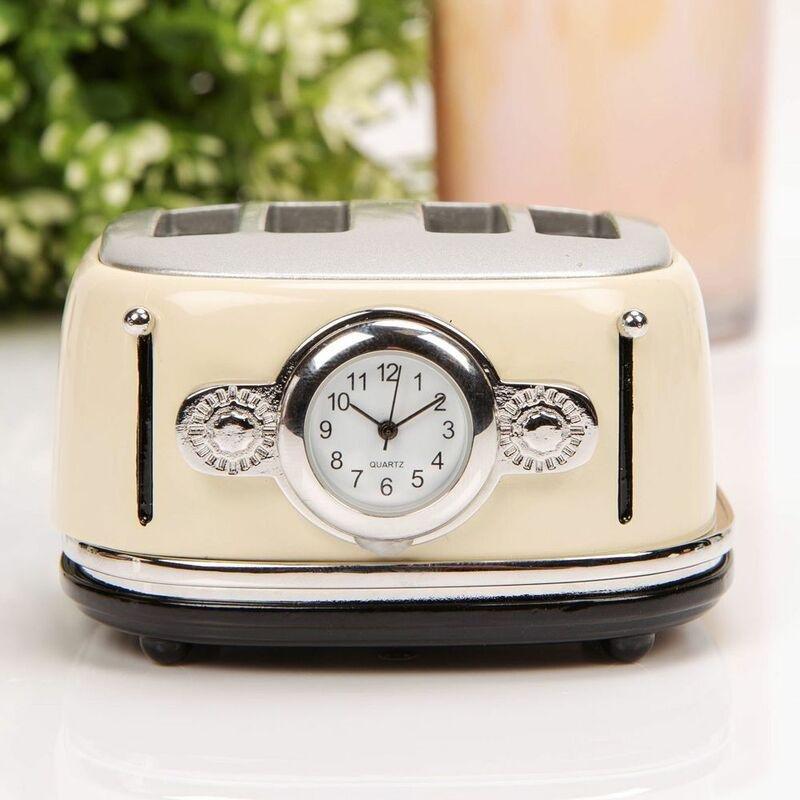 William Widdop Miniature Cream Toaster Clock, , large image number 2