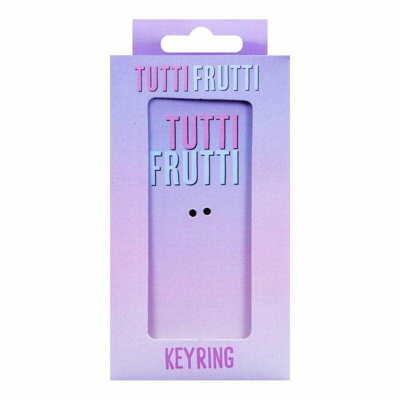 Celebrations Tutti Frutti Girls Rule Pentagon Keyring, , large image number 1