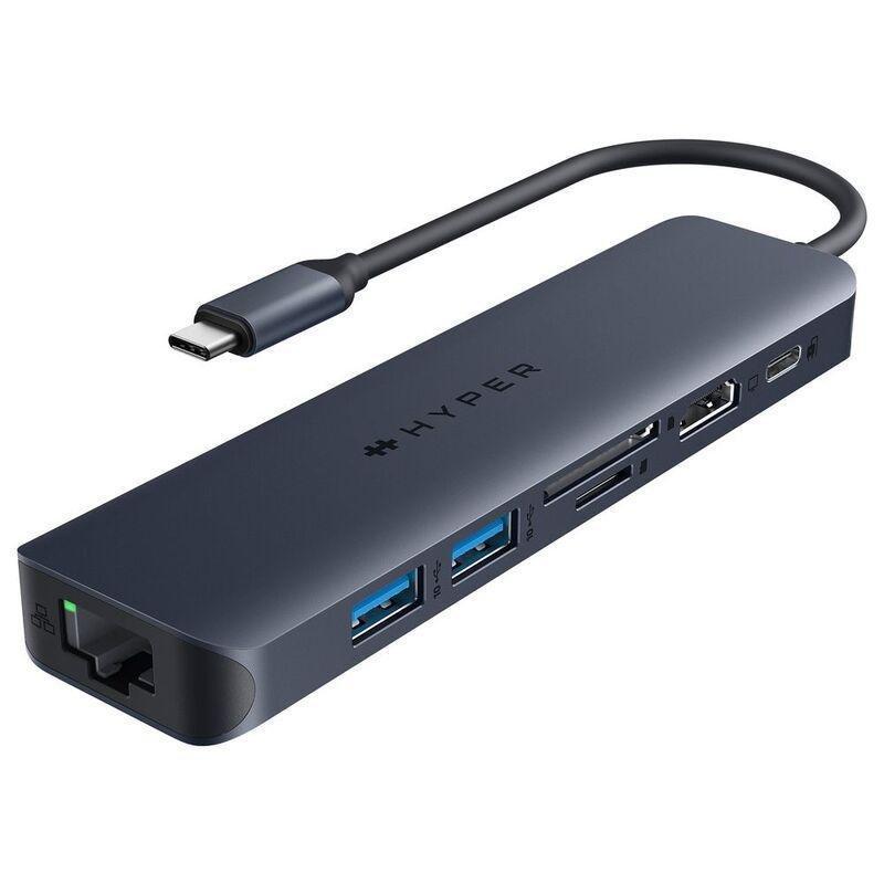 Hyper Hyperdrive Next 7 Port USB-C Hub - Midnight Blue, , medium