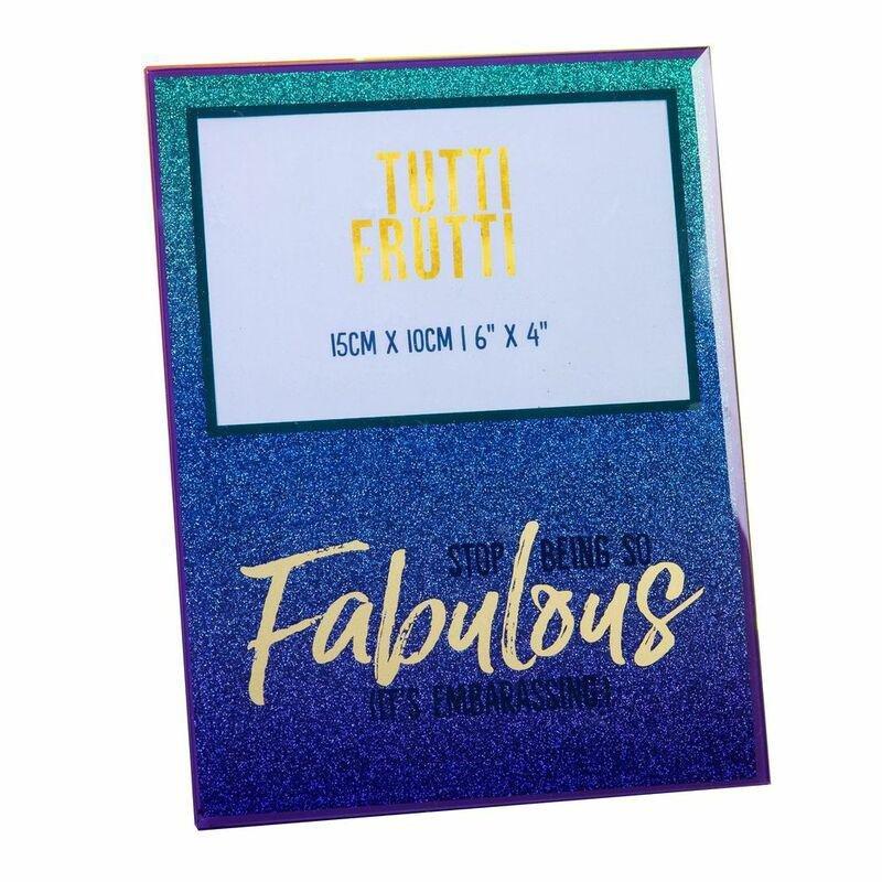 Celebrations Tutti Frutti Glass Photo Frame So Fabulous Photo Frame (6 x 4 Inch), , large image number 0