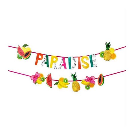 TALKING TABLES - Tropical Fiesta Paradise Fruit Double Layered Garland Double Garland Pack