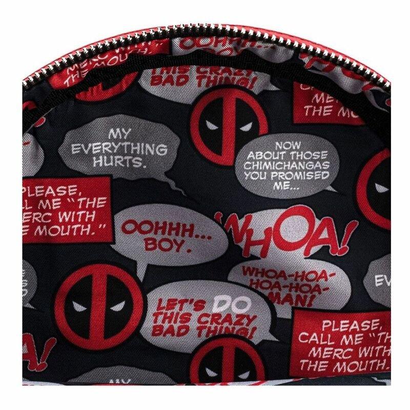 Loungefly Marvel Deadpool Merc With A Mouth Mini Backpack, , large image number 1
