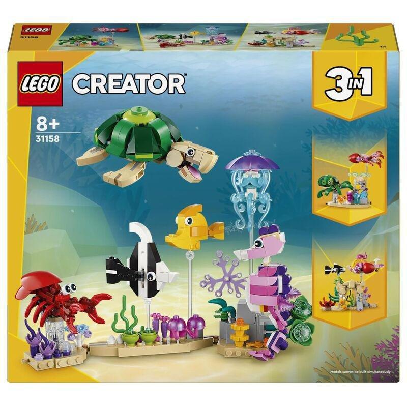LEGO Creator Sea Animals Toy 3in1 Building Set 31158, , large image number 2