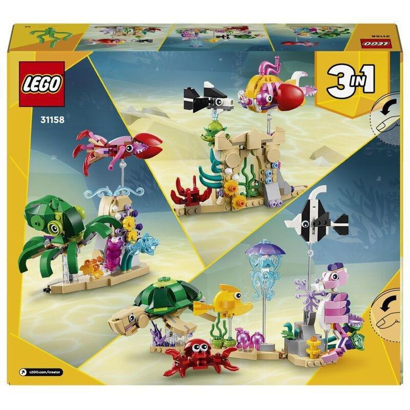 LEGO Creator Sea Animals Toy 3in1 Building Set 31158, , large image number 3