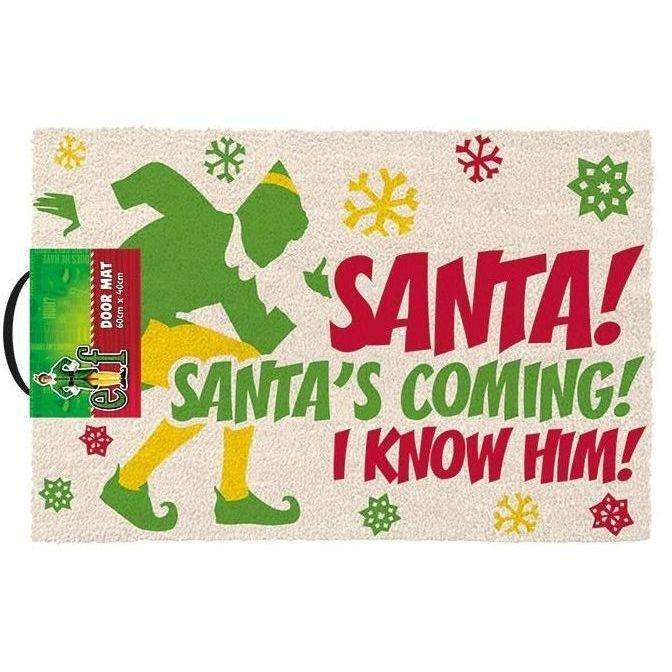Pyramid International Elf Santa's Coming Doormat Doormat (60 x 40 cm), , medium