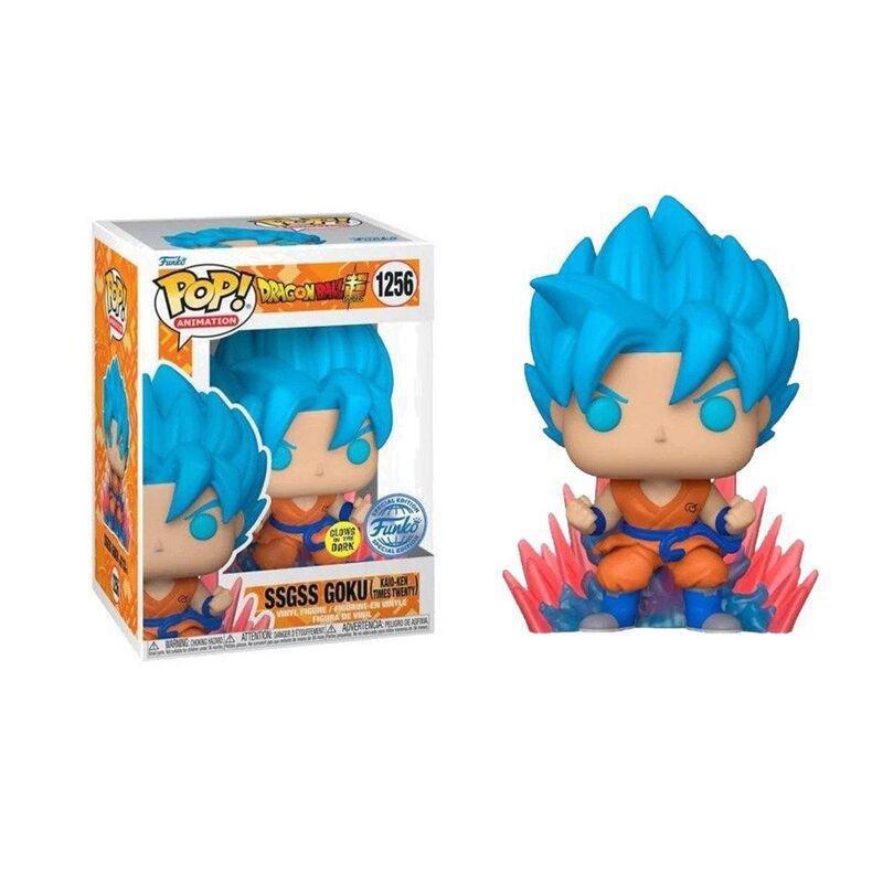 Funko Pop! Animation Dragon Ball SSGSS Goku Kaio Ken Times Twenty Glow In The Dark 5-Inch Vinyl Figure, , large image number 1