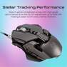 VERTUX - Vertux Indium High Performance Wired Gaming Mouse Grey/Silver