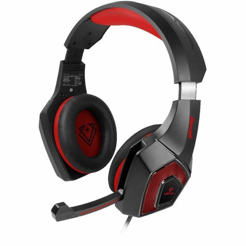 Vertux Denali High Fidelity Suroud Sound Gaming Headset Red, , large image number 0