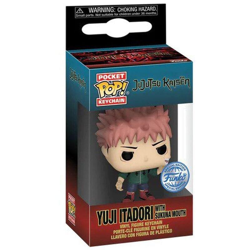 Funko Pocket Pop! Animation Jujutsu Kaisen Yuji Itadori With Sukuna Mouth 2-Inch Vinyl Figure Keychain, , large image number 1