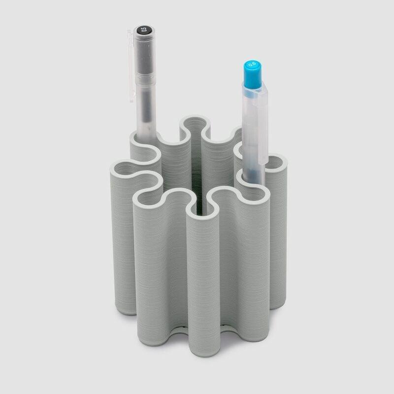 bFRIENDS Pen Pot Stationery Bin - Light Grey, , large image number 0
