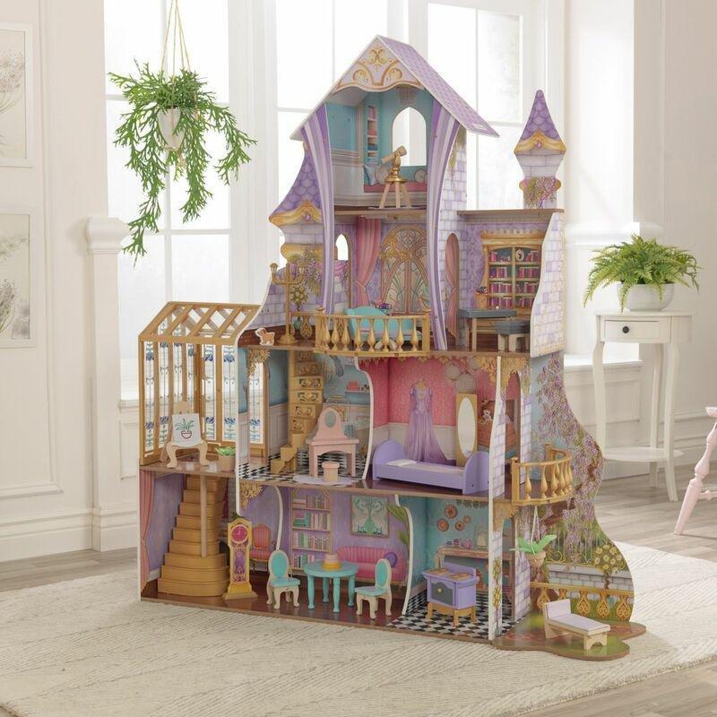 Kidkraft Enchanted Greenhouse Castle Dollhouse, , large image number 1