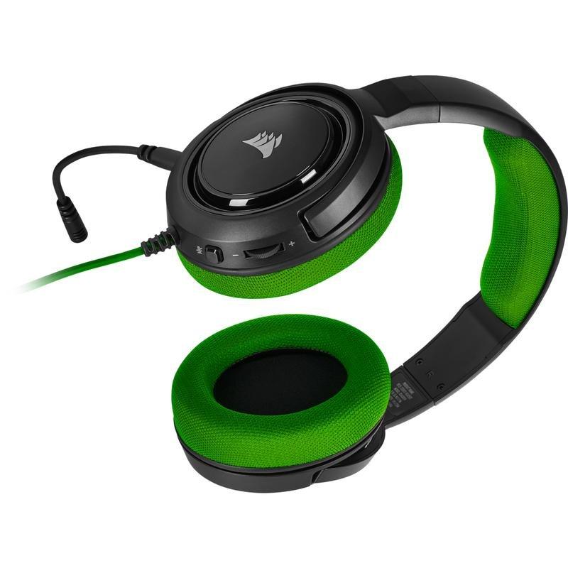 Corsair HS35 Green Gaming Headset, , large image number 2