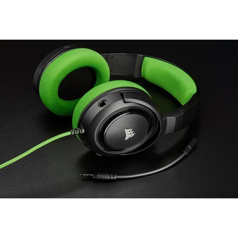 Corsair HS35 Green Gaming Headset, , large image number 4
