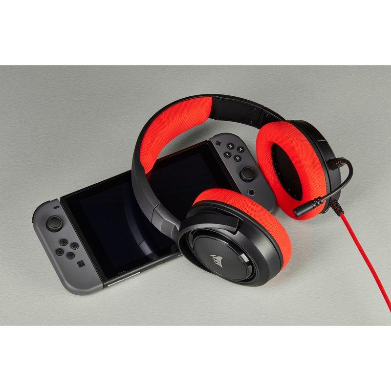 Corsair HS35 Red Gaming Headset, , large image number 3