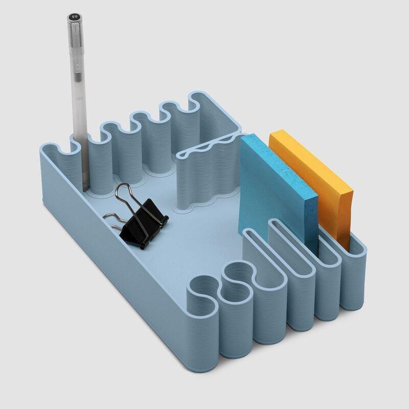 bFRIENDS Tray Stationery Organizer M - Soft Blue, , large image number 0