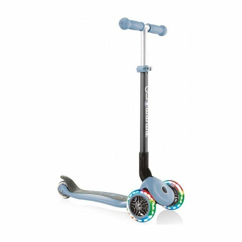Globber Primo Foldable Lights with Anodized T-Bar Scooter Ash Blue, , large image number 0