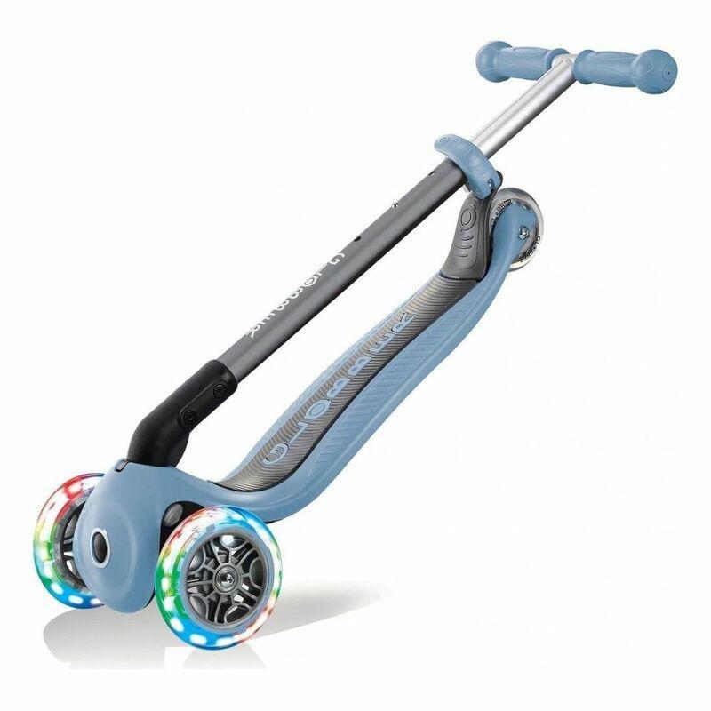 Globber Primo Foldable Lights with Anodized T-Bar Scooter Ash Blue, , large image number 1